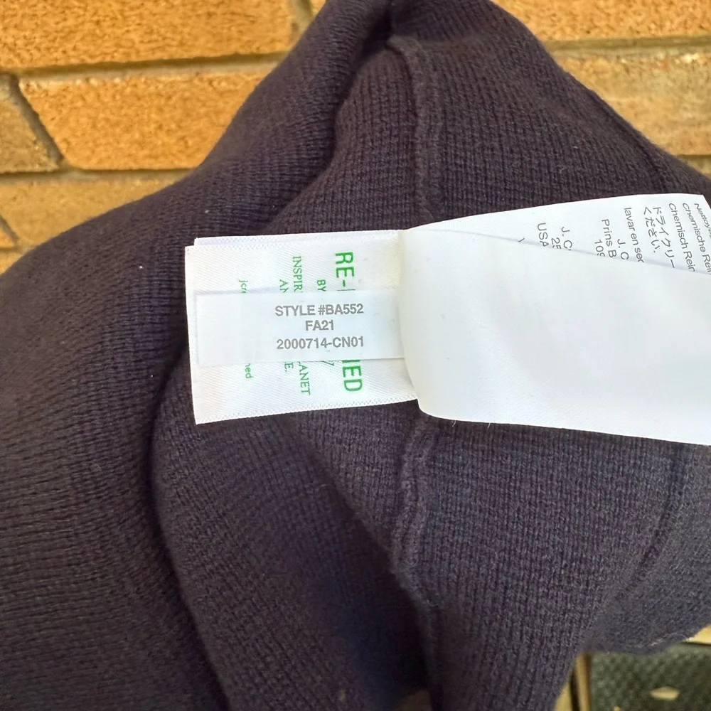 J. Crew Classic Dark Navy Cardigan Size Medium NWOT Re-imagined by J-crew - Picture 8 of 8